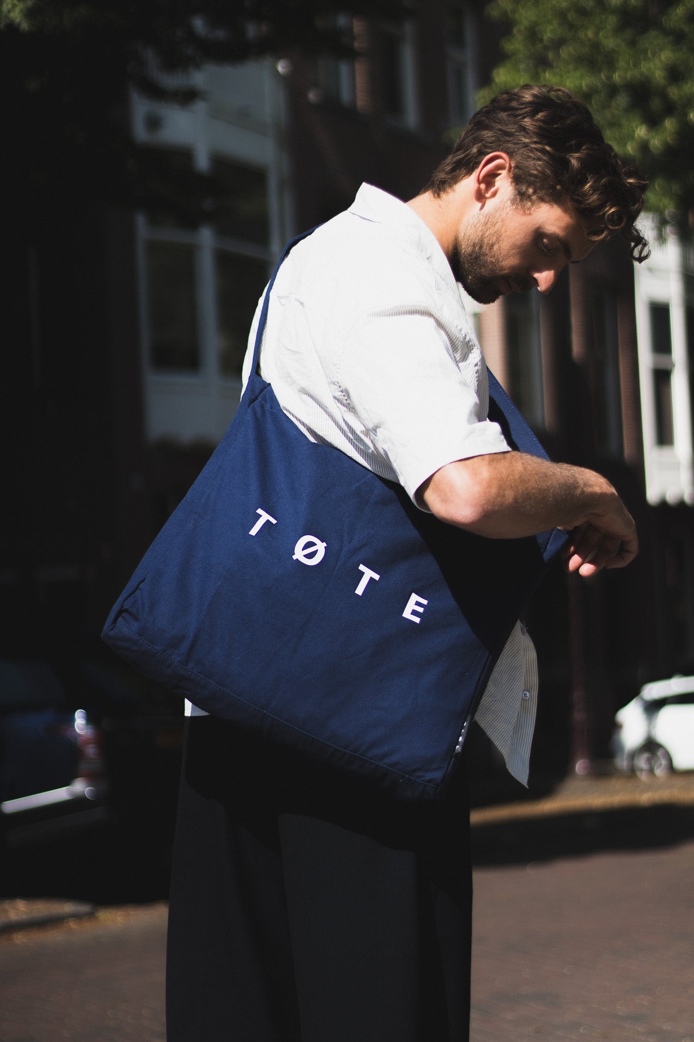 Navy Blue Everyday Tote