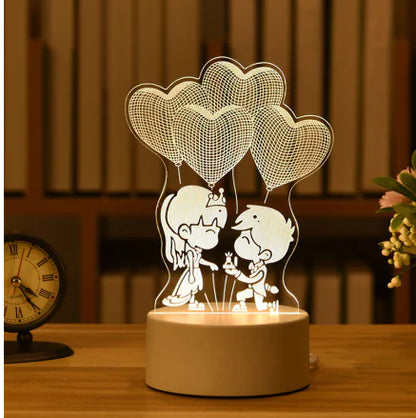 3D Acrylic Love Illuminator