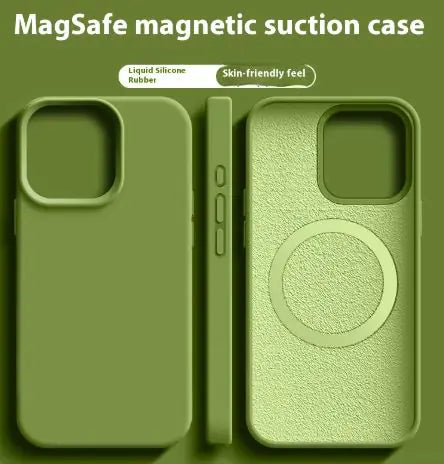 Silicone MagSafe Grip Case for iPhone