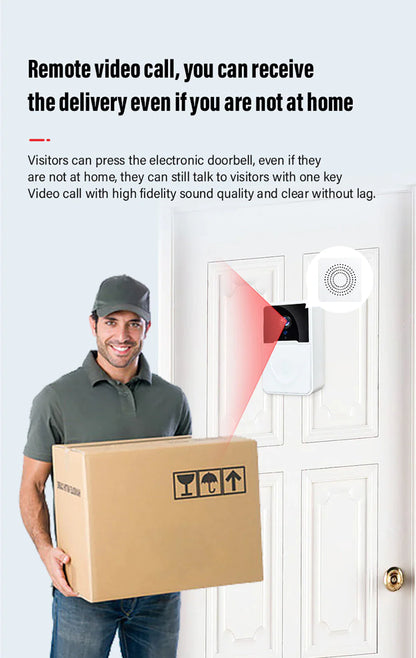 Smart WiFi Doorbell with Video Intercom