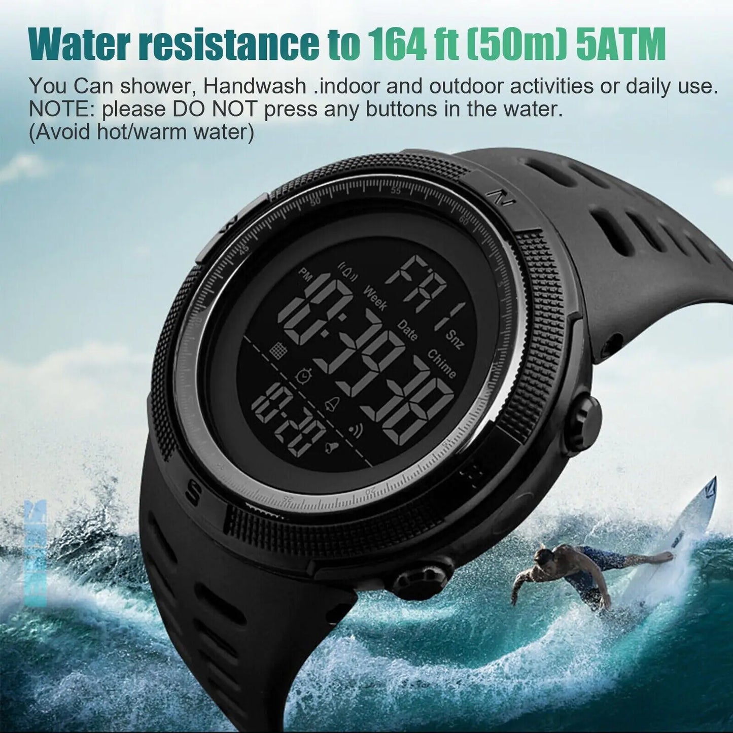 SKMEI Tactical Military Quartz Watch - Waterproof Analog