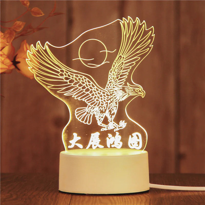 3D Acrylic Love Illuminator