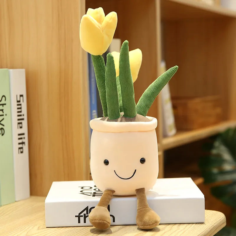 Cheerful Tulip Plush Ornament