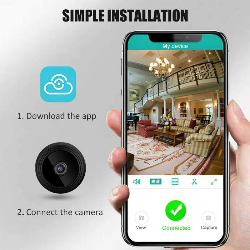Compact HD WiFi Spy Camera 1080P DVR