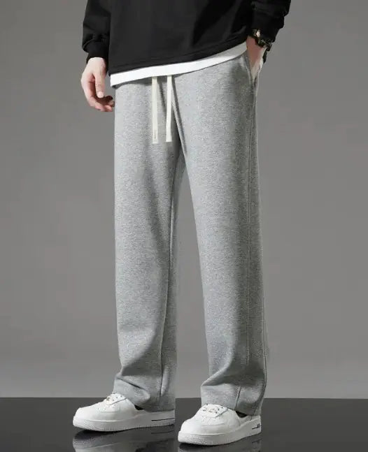All-Match Men's Flat-Leg Pants