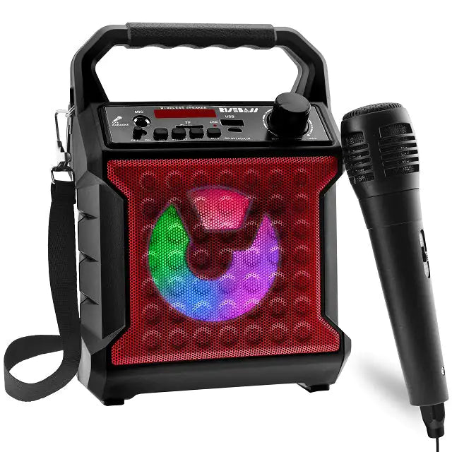Risebass Mobile Karaoke System with Party Lights