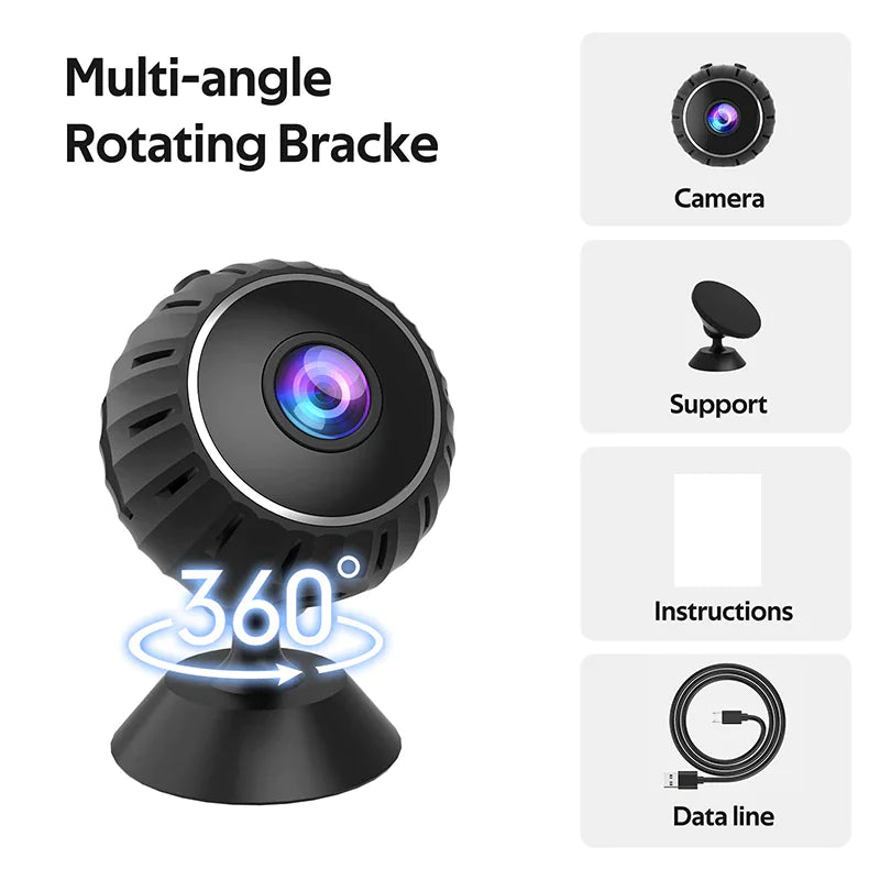 Compact Wireless Nanny Cam HD 1080P DVR