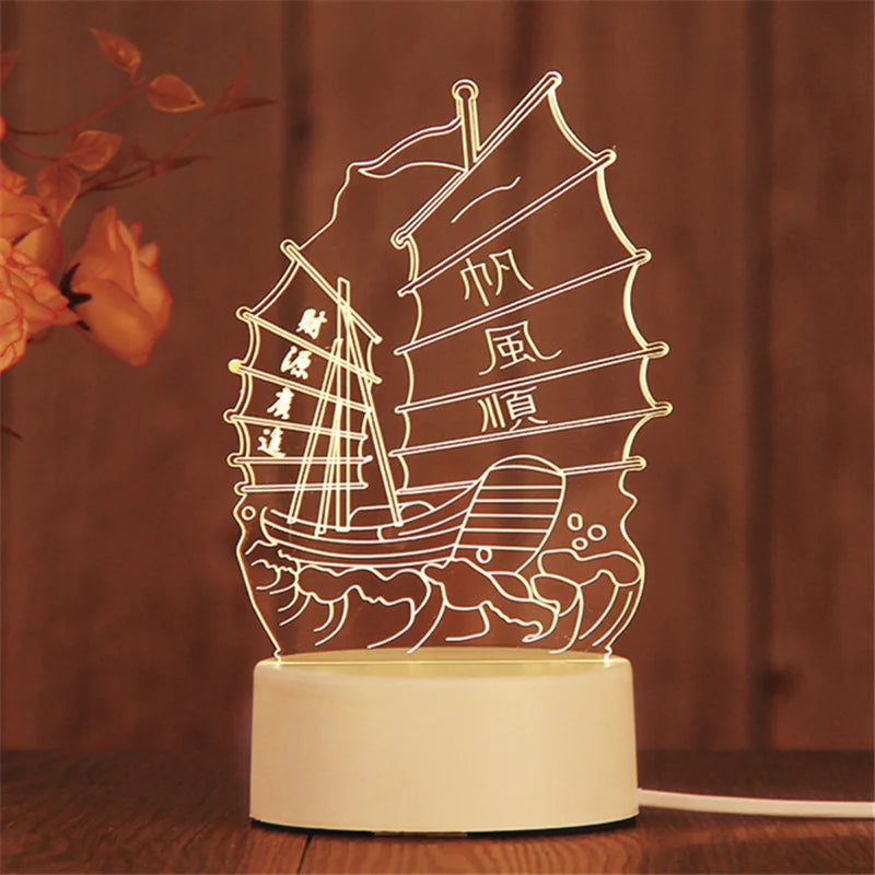 3D Acrylic Love Illuminator