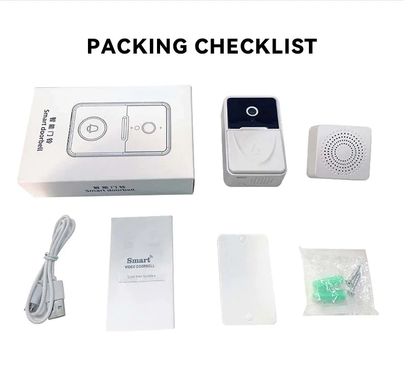 Smart WiFi Doorbell with Video Intercom