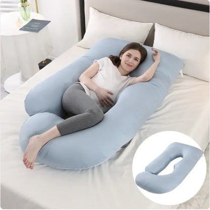 J-Shaped Pregnancy Support Pillow