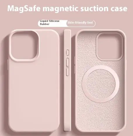 Silicone MagSafe Grip Case for iPhone