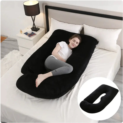 J-Shaped Pregnancy Support Pillow
