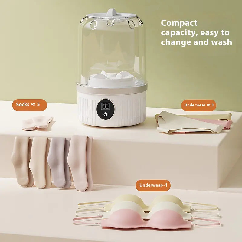 Compact Wireless Travel Washer