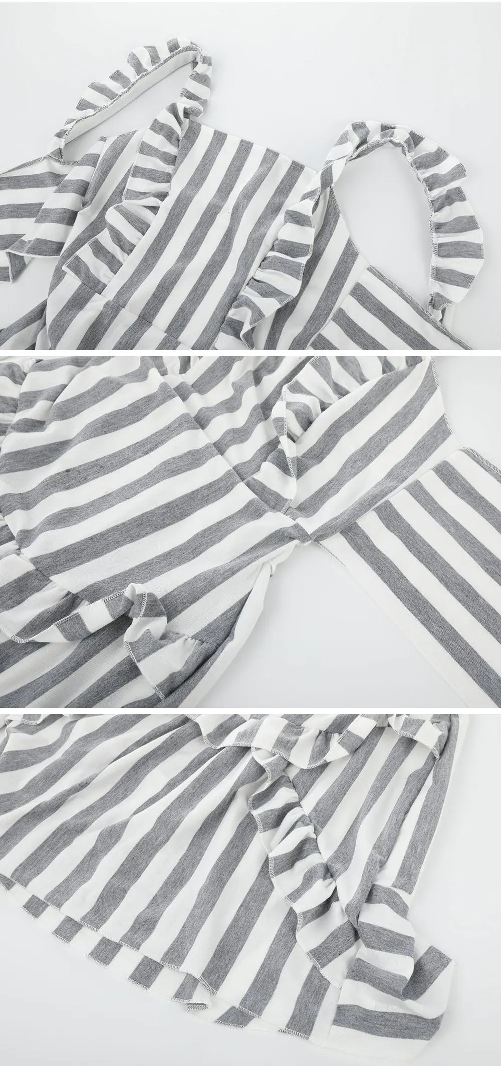 Chic Lace Stripe Dress