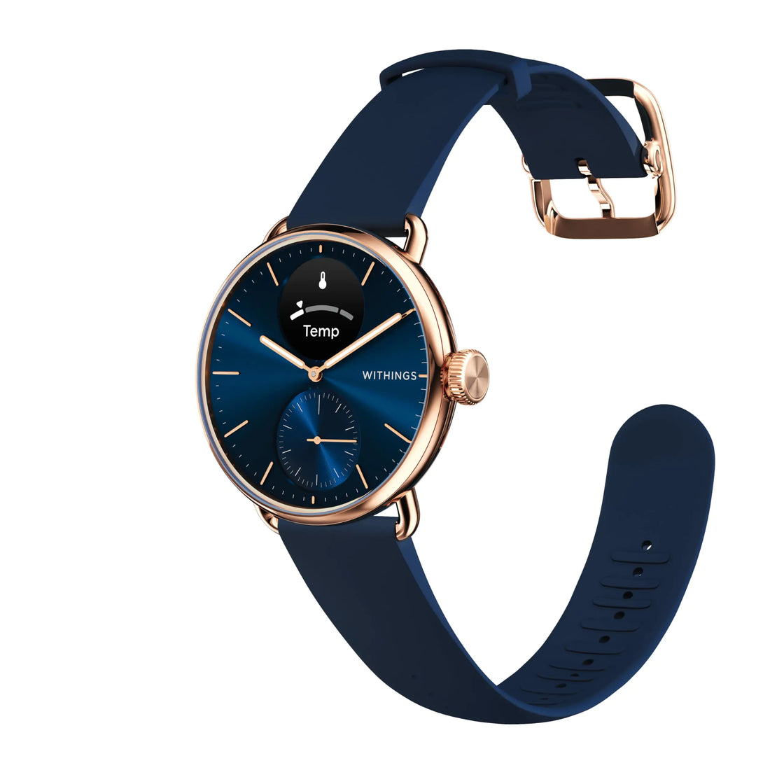 Withings ScanWatch 2 - Hybrid Smart Watch Heart Rate Monitoring Fitness Tracker Cycle Tracker Sleep Monitoring GPS Tracker 30-Day Battery Life Android &amp; Apple Compatible HSA/FSA