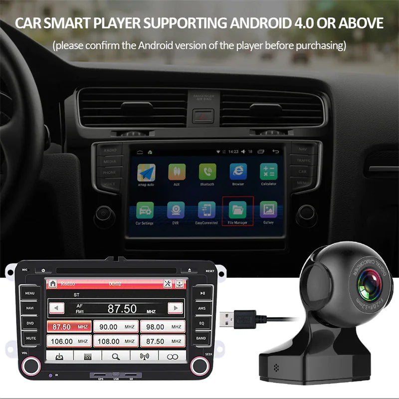170° HD WiFi Dash Cam Car DVR Recorder with G-Sensor