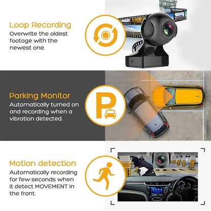 170° HD WiFi Dash Cam Car DVR Recorder with G-Sensor