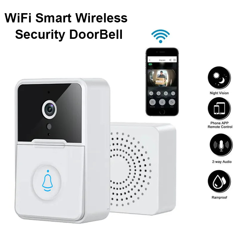 Smart WiFi Video Doorbell with Intercom