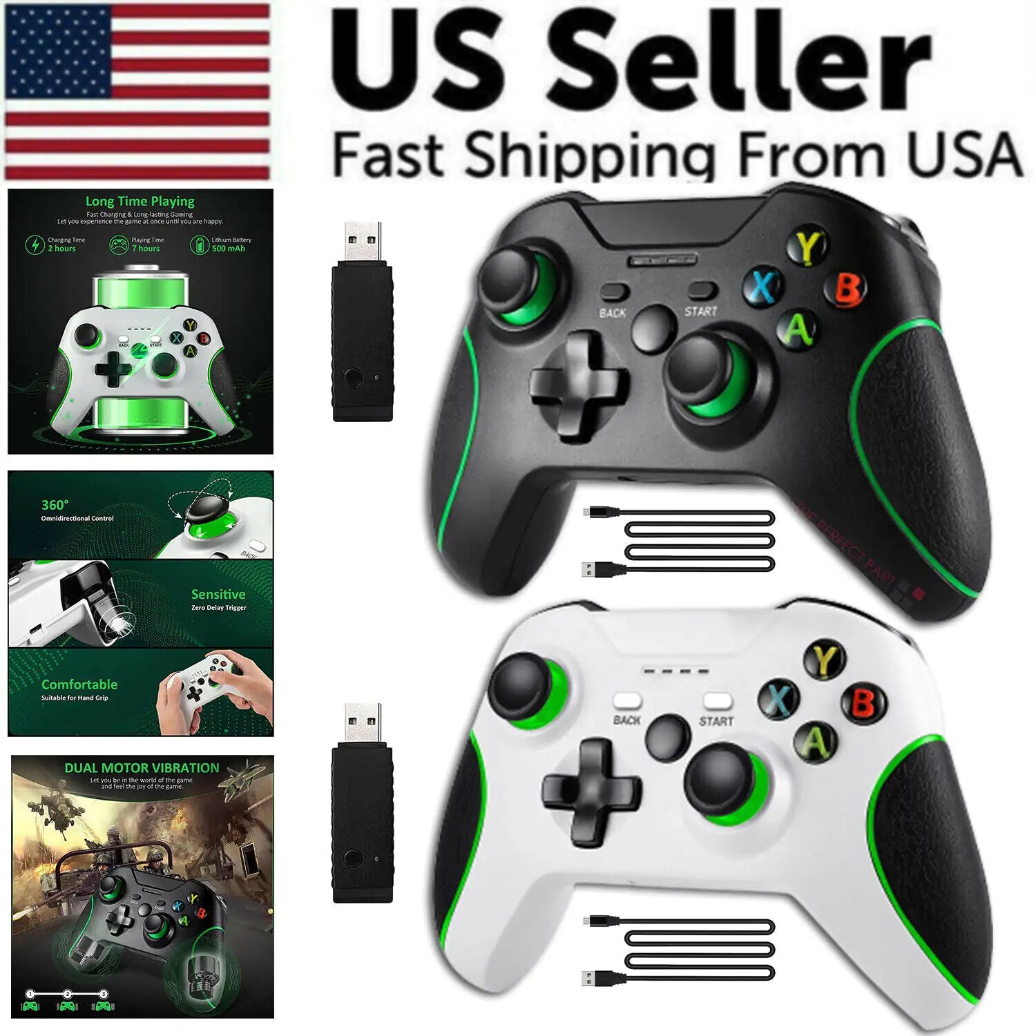 Xbox &amp; PC Wireless Gamepad 2.4G
