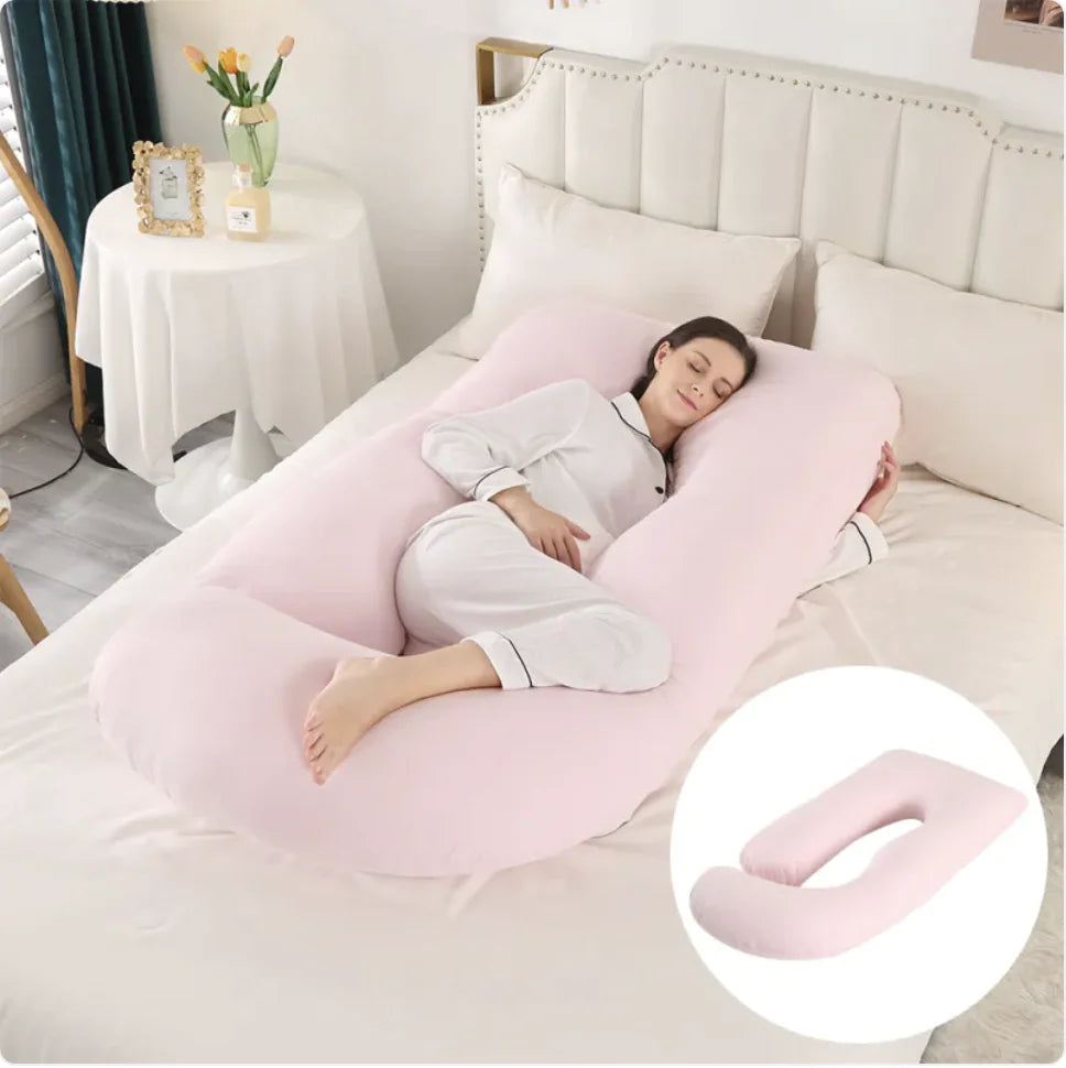J-Shaped Pregnancy Support Pillow