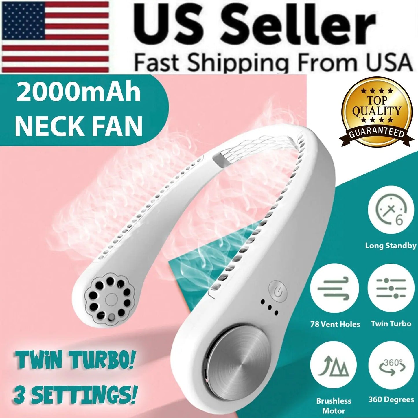 NeckBliss USB Portable Air Cooler