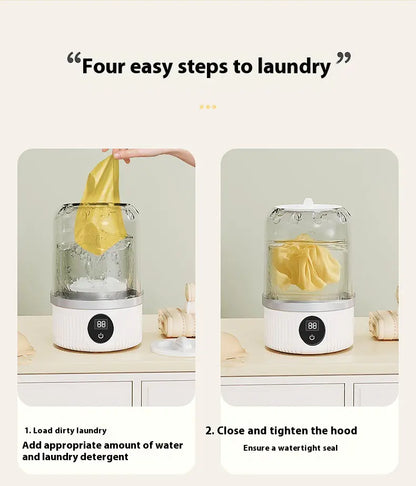 Compact Wireless Travel Washer