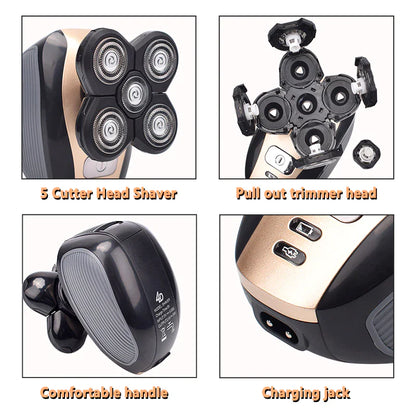 5-in-1 Versatile Electric Shaver Kit