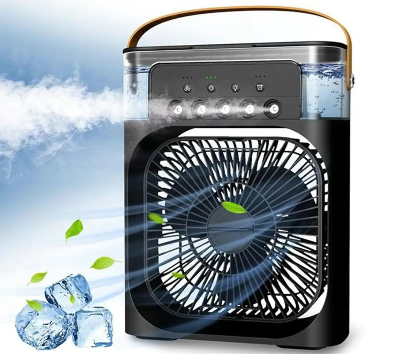 Compact 3-in-1 Air Cooler - Mini AC for Personal Spaces | Quick Cool + Humidifier | USA Shipping