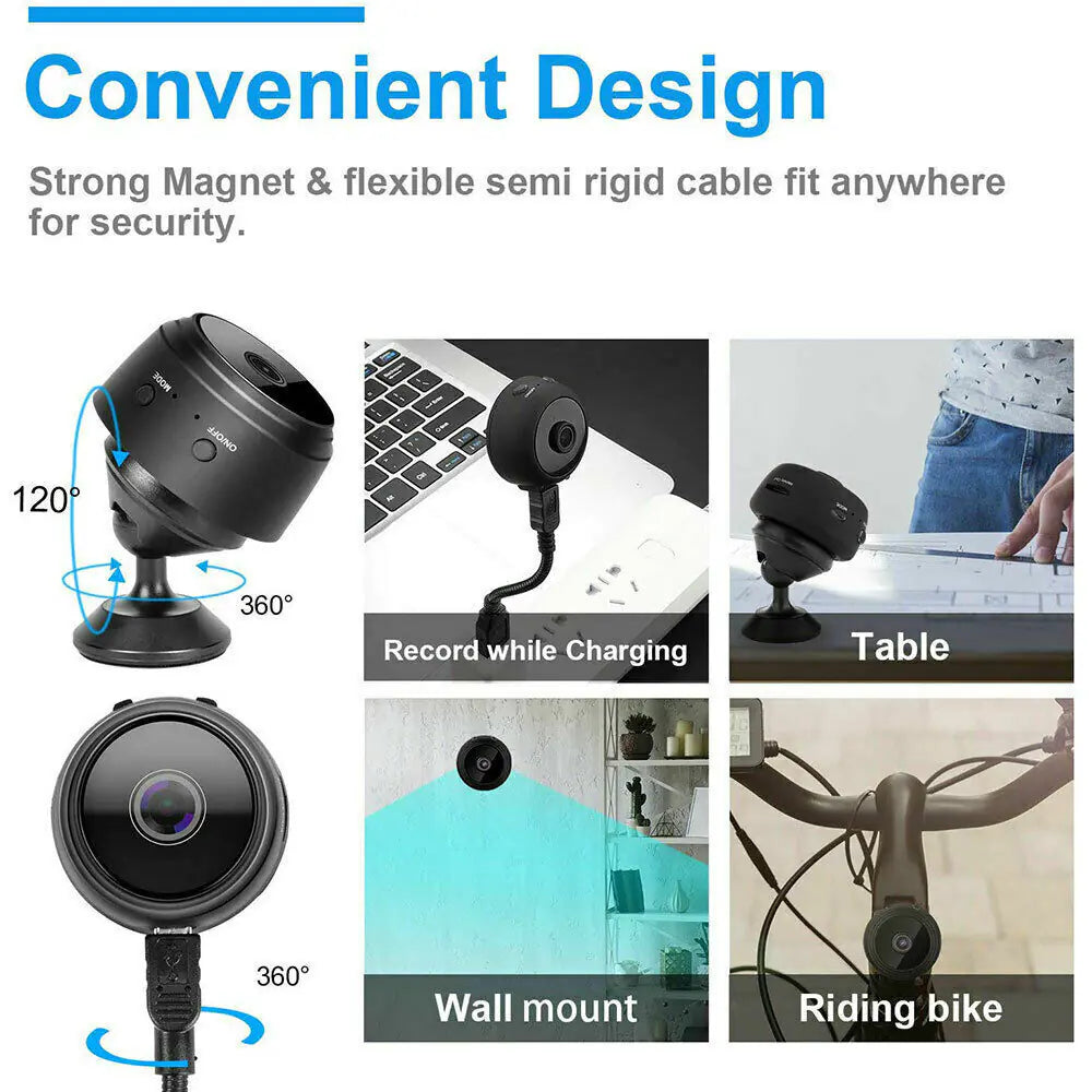 Compact HD WiFi Spy Camera 1080P DVR