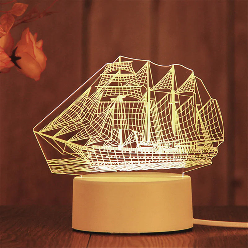 3D Acrylic Love Illuminator