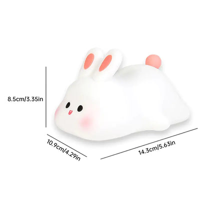 Rabbit Silicone Night Light with Touch Sensor