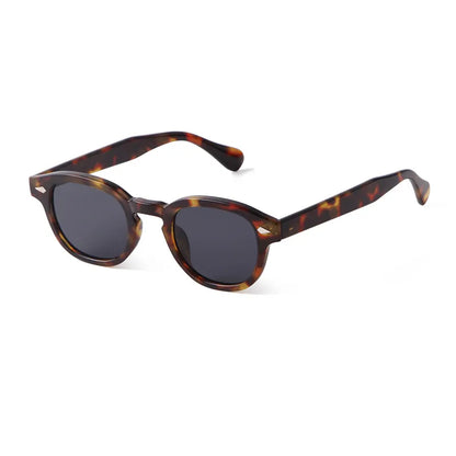 Trendy Small Oval UV Sunglasses