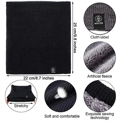 Unisex Winter Warmth Wool Scarf