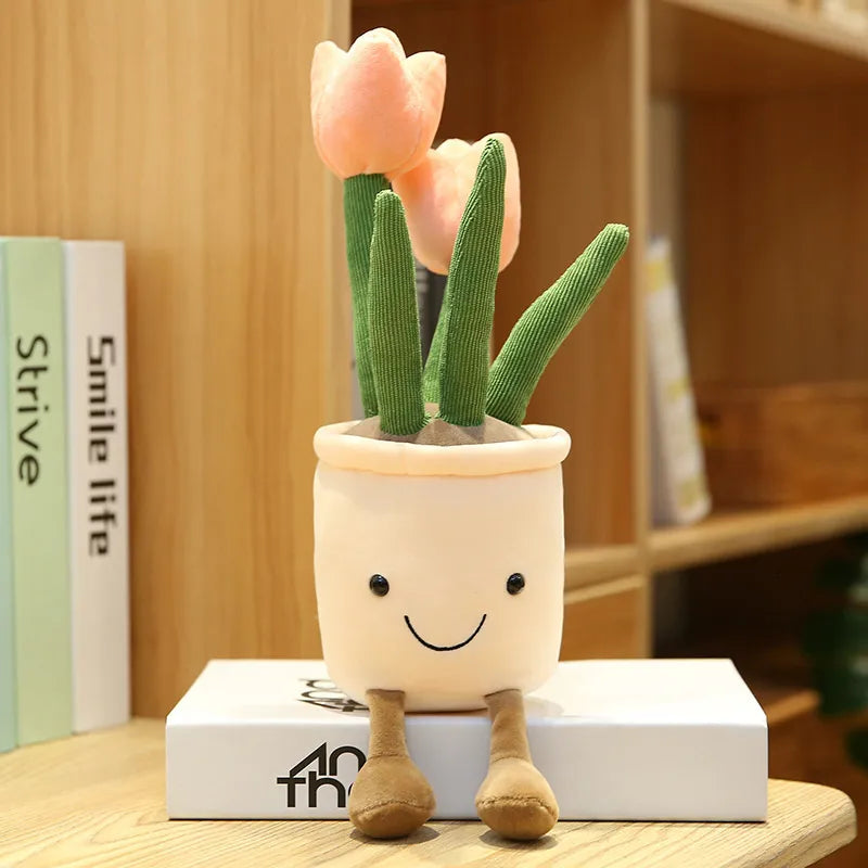 Cheerful Tulip Plush Ornament