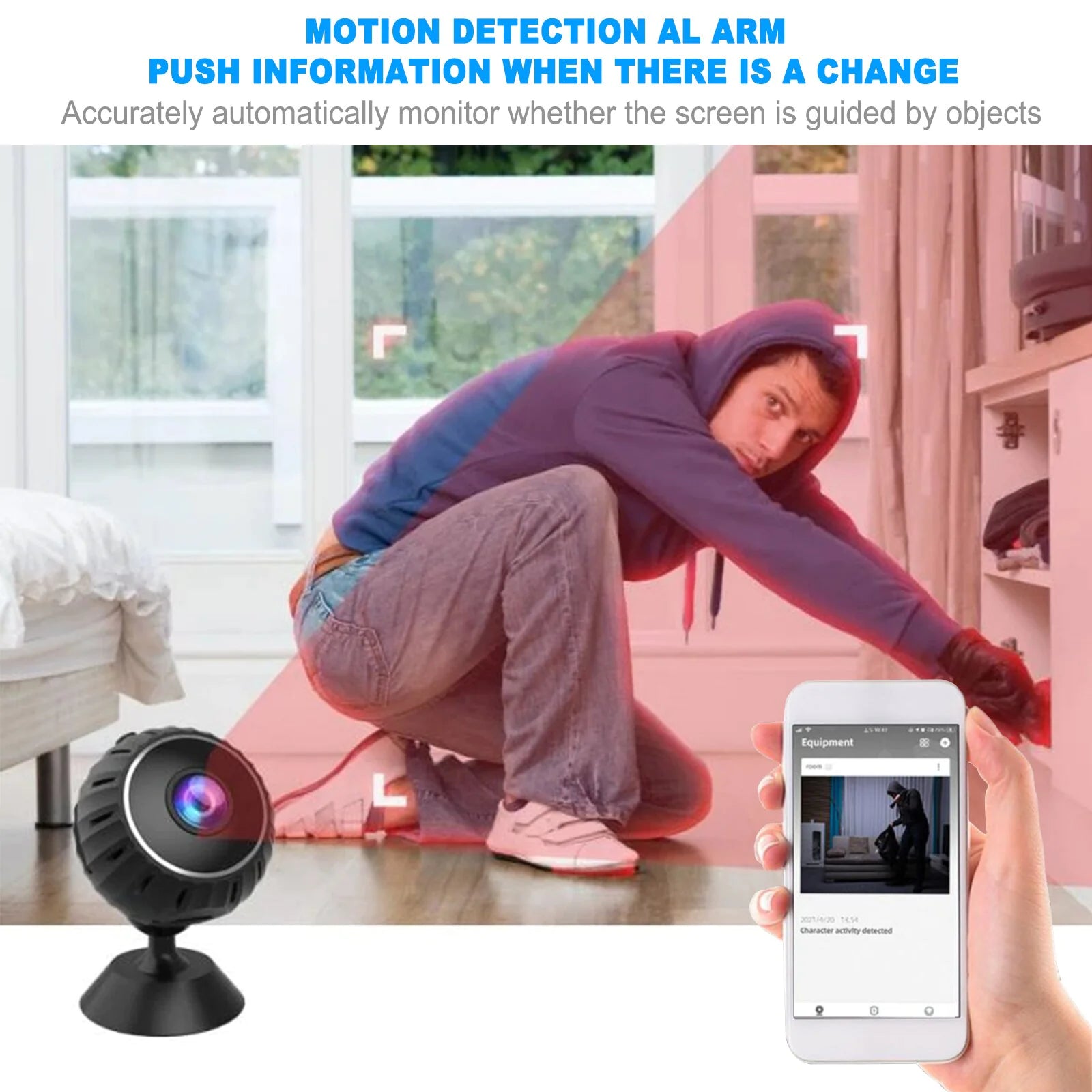 Compact Wireless Nanny Cam HD 1080P DVR
