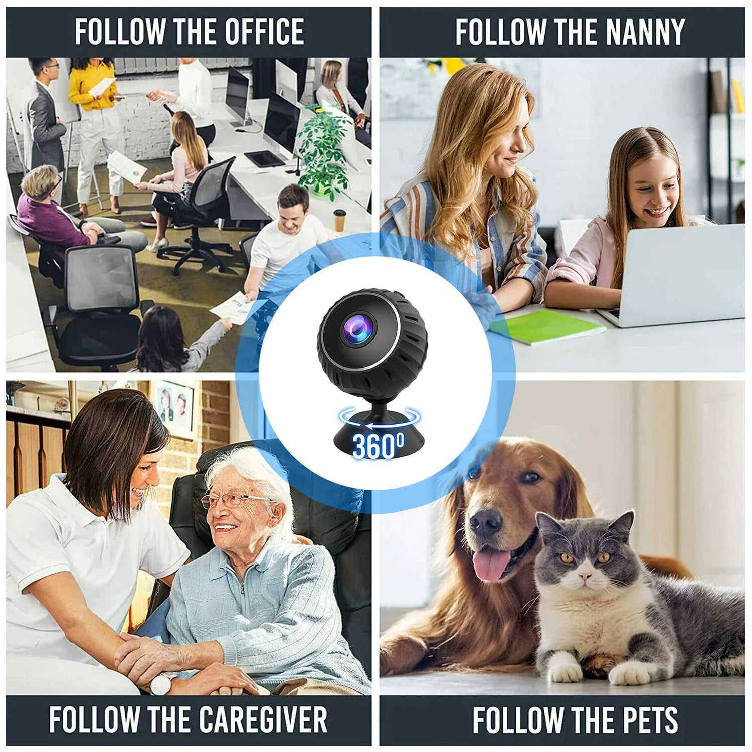 Compact Wireless Nanny Cam HD 1080P DVR