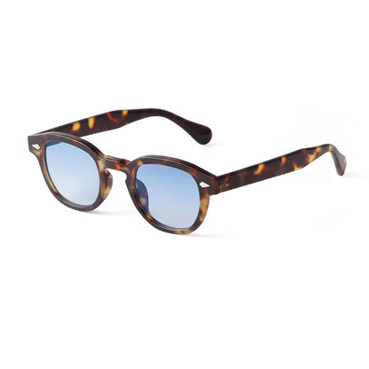 Trendy Small Oval UV Sunglasses
