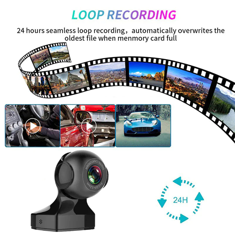 170° HD WiFi Dash Cam Car DVR Recorder with G-Sensor